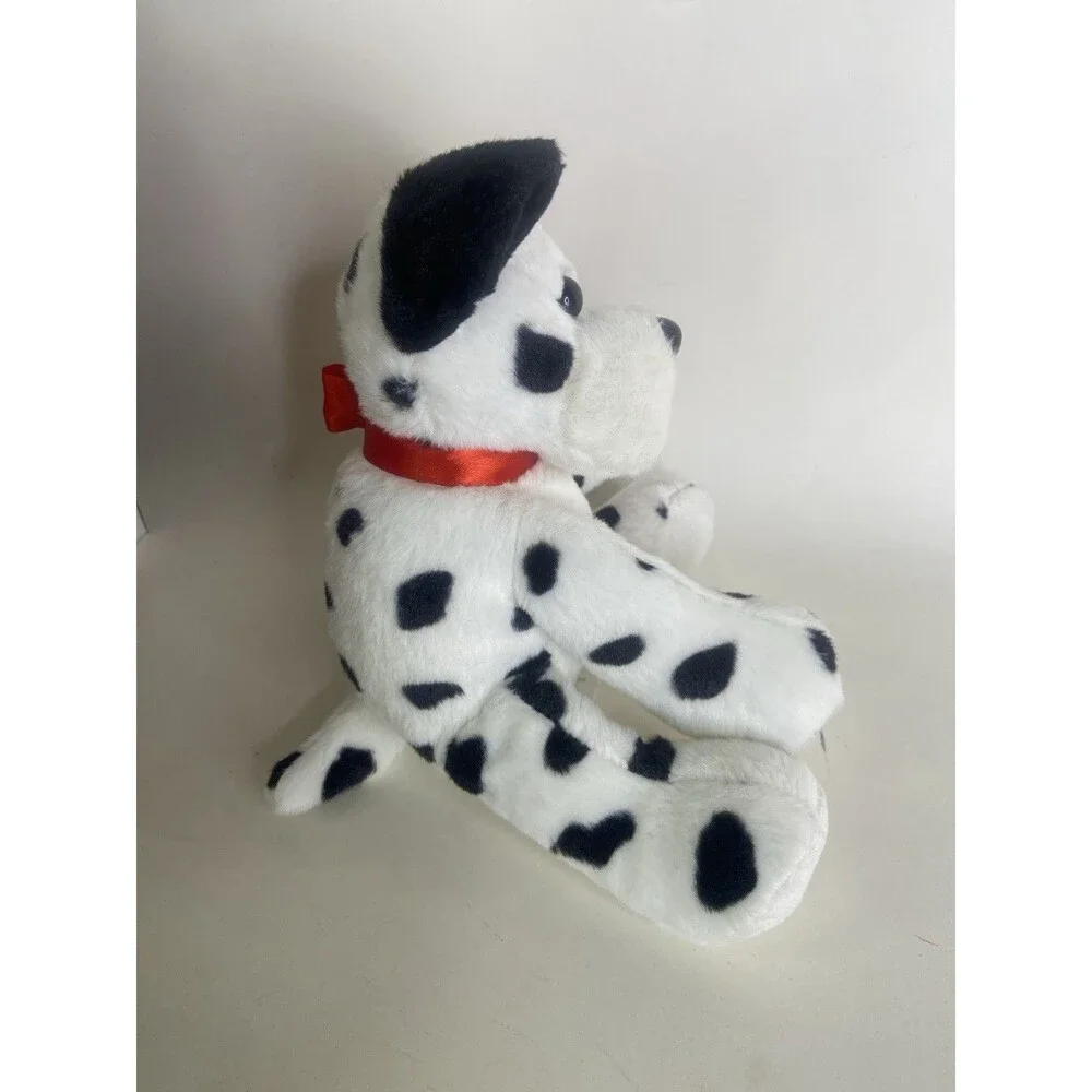 Animal Adventures Dalmatian Dog Puppy Plush Stuffed Animal Red Bow 2016 NEW